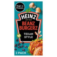 Heinz Texan Plant Based Bean Burger 2 pack 180g