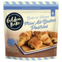 8 Golden Bake Mini All-Butter Pastries 200g