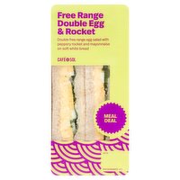 Café Sol Free Range Double Egg Rocket 170g