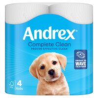Andrex Classic Clean Toilet Tissue, 4 Rolls