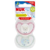 NUK Space Night Silicone 18-36m