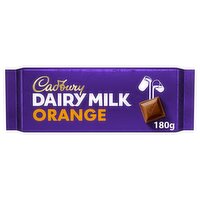 Cadbury Dairy Milk Orange Chocolate Bar 180g