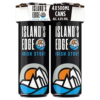 Island's Edge Irish stout 4 x 500 ml can 