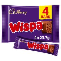 Cadbury Wispa Chocolate Bar 4 Pack 94.8g