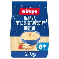 Milupa Banana, Apple & Strawberry Bedtime 8+ Months 210g