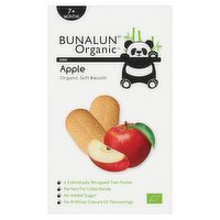 Bunalun Organic Kids Apple Soft Biscotti 7+ Months 6 x 20g (120g)