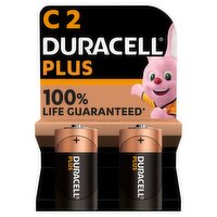 Duracell Plus 100% C 2pk