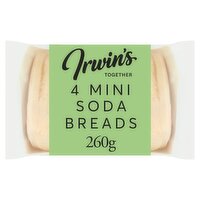 Irwin's 4 Mini Soda Breads 260g