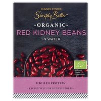 Dunnes Stores Simply Better Organic Red Kidney Beans in Water 390g