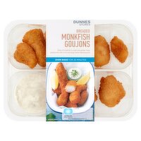 Dunnes Stores Breaded Monkfish Goujons 250g