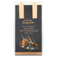 Dunnes Stores Simply Better Irish Handmade Belgian Hot Chocolate Swirl Sticks 2 x 40g (80g)