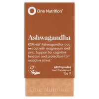 One Nutrition Ashwagandha 60 Capsules 33g