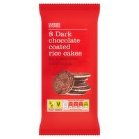 Dunnes Stores 8 Dark Chocolate Coated Rice Cakes 120g