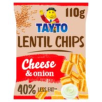 Tayto Lentil Chips Cheese & Onion Flavour 110g