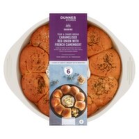 Dunnes Stores Sharing Tear & Share Bread Caramelised Red Onion with French Camembert 600g