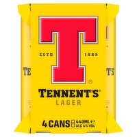 Tennent's Lager 4 x 440ml