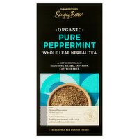 Dunnes Stores Simply Better Organic Peppermint 15 Biodegradable Pyramid Teabags 22.5g