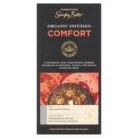 Dunnes Stores Simply Better Organic Infusion Comfort 15 Biodegradable Pyramid Teabags 30g