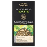 Dunnes Stores Simply Better Organic Infusion Excite 15 Biodegradable Pyramid Teabags 30g