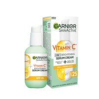 Garnier SkinActive Vitamin C 2in1 Brightening Serum Cream SPF 25 50ml