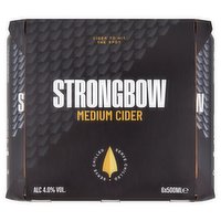 Strongbow Medium Cider 6 x 500ml