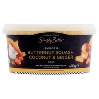 Dunnes Stores Simply Better Smooth Butternut Squash, Coconut & Ginger Soup 400g