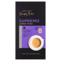 Dunnes Stores Simply Better Supremo Large Pods Capsules 16 x 6g (96g)