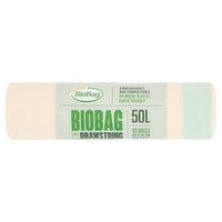 BioBag 10 Drawstring Bags 50L