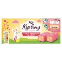 Mr Kipling 5 Lemon & Raspberry Mini Batts