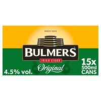 Bulmers Irish Cider Original 15 x 500ml