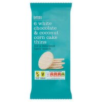 Dunnes Stores 6 White Chocolate & Coconut Corn Cake Thins 93g