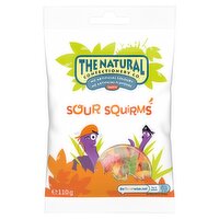 The Natural Confectionery Co. Sour Squirms Sweet Bag 110g