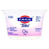 Fage Total 0% Fat Natural Fat Free Greek Recipe Strained Yoghurt 150g