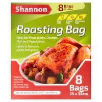 Shannon 8 Roasting Bags