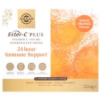 Solgar Ester-C Plus Vitamin C 1000mg Effervescent Drink 21 x 10.6g (222.6g)