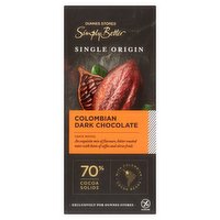 Dunnes Stores Simply Better Single Origin Colombian Dark Chocolate 100g