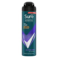 Sure Men Anti-perspirant Deodorant Aerosol Active Dry Nonstop Protection 150 ml 