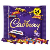 Cadbury Family Favourites Chocolate Bars Treatsize Bags 216g