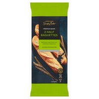 Dunnes Stores Simply Better Half Baguettes 2 x 140g (280g)
