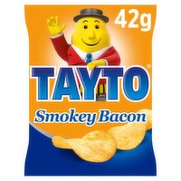 Tayto Smokey Bacon Flavour Potato Crisps 42g