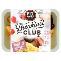 Fit Foods Breakfast Club Cheese Omelette with Turkey Sausage & Black Pudding 190g