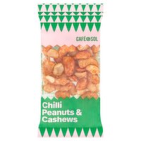 Café Sol Chilli Peanuts & Cashews 25g