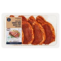 Dunnes Stores 4 Irish Pork Smoky BBQ Quick Fry Loin Chops 400g