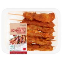 Dunnes Stores Irish Chicken Spicy Mexican Style Thigh Skewers 350g