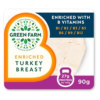 Green Farm Added Benefits Enriched Turkey Breast Slices 90g