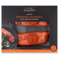 Dunnes Stores Simply Better Fresh Smoked Paprika 2 Irish Salmon Darnes 240g