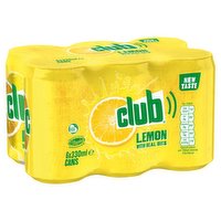 Club Lemon Cans 6 x 330ml
