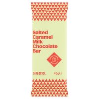 Café Sol Salted Caramel Milk Chocolate Bar 40g