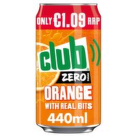 club Zero Suger Orange 440ml