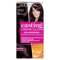 L'Oreal Casting Creme Gloss 3102 Cool Dark Brown Cool Brunette Brown Semi Permanent Hair Dye